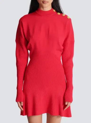 Balmain Short flared knit dress | Thumbnail 7 Balmain Short flared knit dress | Thumbnail 7