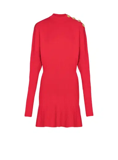 Balmain Short flared knit dress | Thumbnail 1 Balmain Short flared knit dress | Thumbnail 1
