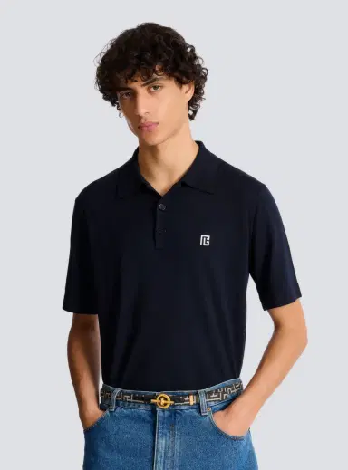 Balmain Monogram jacquard T-Bar belt | Thumbnail 2 Balmain Monogram jacquard T-Bar belt | Thumbnail 2