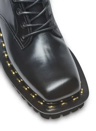 Balmain Glazed leather army boots | Thumbnail 6 Balmain Glazed leather army boots | Thumbnail 6
