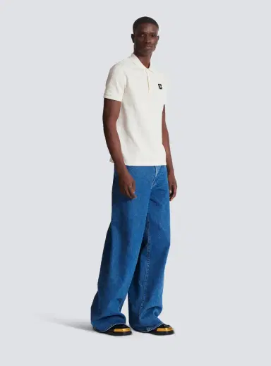 Balmain Embroidered cotton polo | Thumbnail 3 Balmain Embroidered cotton polo | Thumbnail 3