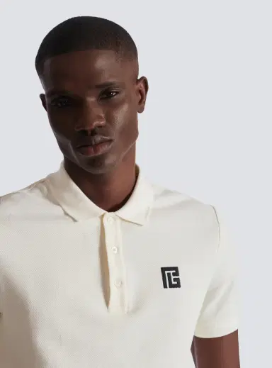 Balmain Embroidered cotton polo | Thumbnail 6 Balmain Embroidered cotton polo | Thumbnail 6