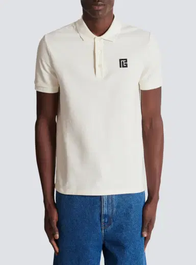 Balmain Embroidered cotton polo | Thumbnail 7 Balmain Embroidered cotton polo | Thumbnail 7