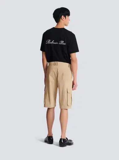 Balmain Cotton canvas cargo Bermuda shorts | Thumbnail 4 Balmain Cotton canvas cargo Bermuda shorts | Thumbnail 4