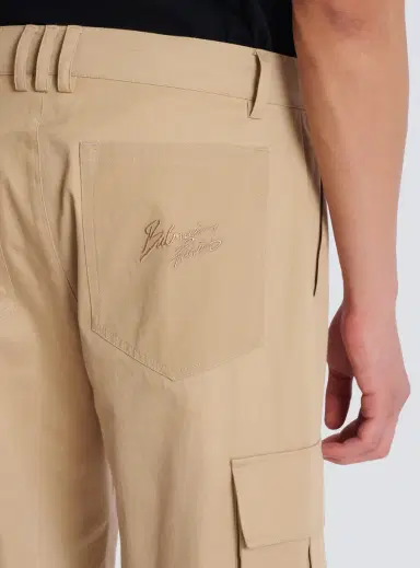 Balmain Cotton canvas cargo Bermuda shorts | Thumbnail 5 Balmain Cotton canvas cargo Bermuda shorts | Thumbnail 5