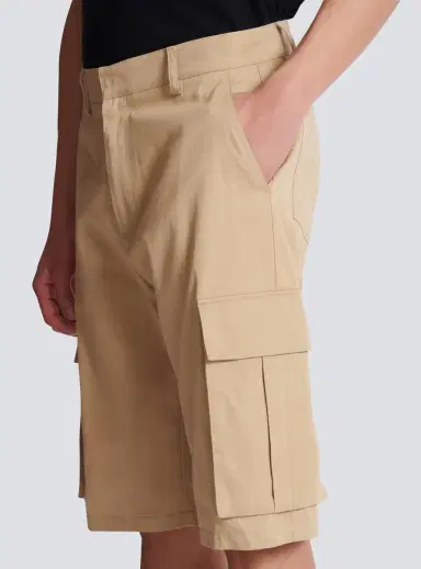 Balmain Cotton canvas cargo Bermuda shorts | Thumbnail 6 Balmain Cotton canvas cargo Bermuda shorts | Thumbnail 6