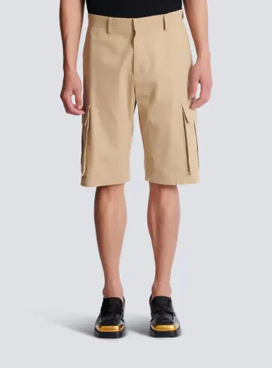 Balmain Cotton canvas cargo Bermuda shorts | Thumbnail 7 Balmain Cotton canvas cargo Bermuda shorts | Thumbnail 7
