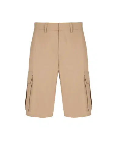 Balmain Cotton canvas cargo Bermuda shorts | Thumbnail 1 Balmain Cotton canvas cargo Bermuda shorts | Thumbnail 1