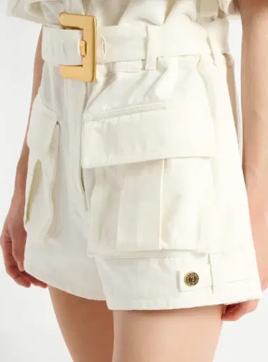 Balmain Belted denim playsuit | Thumbnail 5 Balmain Belted denim playsuit | Thumbnail 5