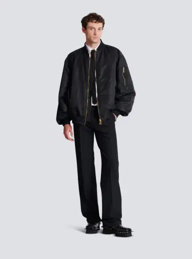Balmain Printed nylon bomber jacket | Thumbnail 2 Balmain Printed nylon bomber jacket | Thumbnail 2