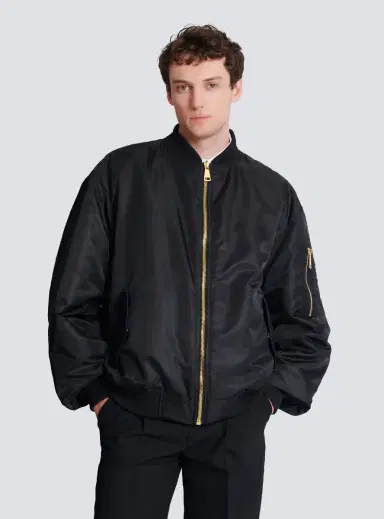 Balmain Printed nylon bomber jacket | Thumbnail 6 Balmain Printed nylon bomber jacket | Thumbnail 6