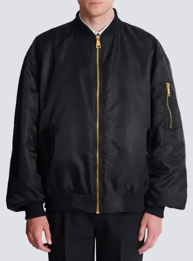 Balmain Printed nylon bomber jacket | Thumbnail 8 Balmain Printed nylon bomber jacket | Thumbnail 8