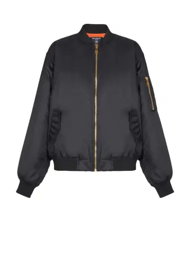 Balmain Printed nylon bomber jacket | Thumbnail 1 Balmain Printed nylon bomber jacket | Thumbnail 1