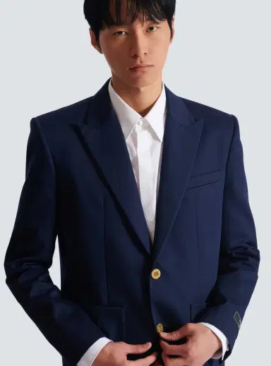 Balmain Cotton twill 2-buttons jacket | Thumbnail 5 Balmain Cotton twill 2-buttons jacket | Thumbnail 5