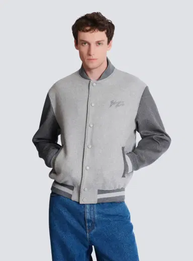 Balmain Wool and cashmere varsity jacket | Thumbnail 6 Balmain Wool and cashmere varsity jacket | Thumbnail 6