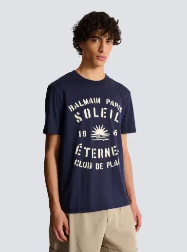 Balmain Flocked Soleil T-shirt | Thumbnail 5 Balmain Flocked Soleil T-shirt | Thumbnail 5