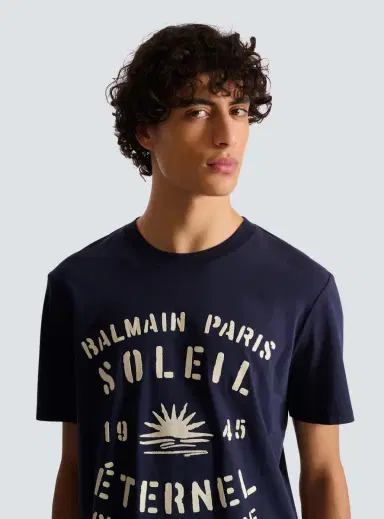 Balmain Flocked Soleil T-shirt | Thumbnail 6 Balmain Flocked Soleil T-shirt | Thumbnail 6