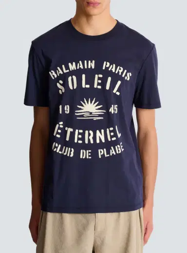 Balmain Flocked Soleil T-shirt | Thumbnail 7 Balmain Flocked Soleil T-shirt | Thumbnail 7