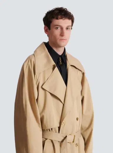Balmain Cotton canvas trench coat | Thumbnail 6 Balmain Cotton canvas trench coat | Thumbnail 6