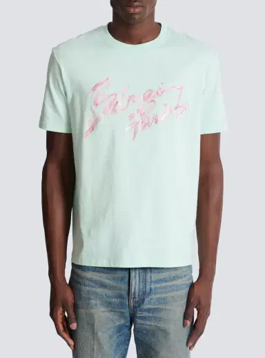 Balmain Printed cotton T-shirt | Thumbnail 7 Balmain Printed cotton T-shirt | Thumbnail 7