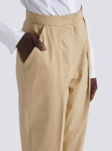 Balmain Darted 7/8 trousers in cotton gabardine | Thumbnail 5 Balmain Darted 7/8 trousers in cotton gabardine | Thumbnail 5