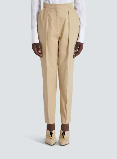 Balmain Darted 7/8 trousers in cotton gabardine | Thumbnail 6 Balmain Darted 7/8 trousers in cotton gabardine | Thumbnail 6