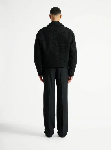 Balmain Tweed biker jacket | Thumbnail 4 Balmain Tweed biker jacket | Thumbnail 4