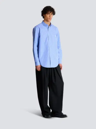 Balmain Striped regular-fit shirt | Thumbnail 3 Balmain Striped regular-fit shirt | Thumbnail 3