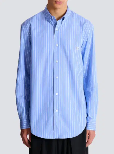 Balmain Striped regular-fit shirt | Thumbnail 7 Balmain Striped regular-fit shirt | Thumbnail 7