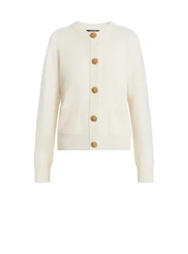 Balmain Eco-cashmere cardigan | Thumbnail 1 Balmain Eco-cashmere cardigan | Thumbnail 1