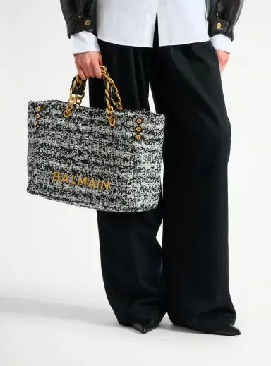 Balmain 1945 Soft tweed tote bag | Thumbnail 2 Balmain 1945 Soft tweed tote bag | Thumbnail 2