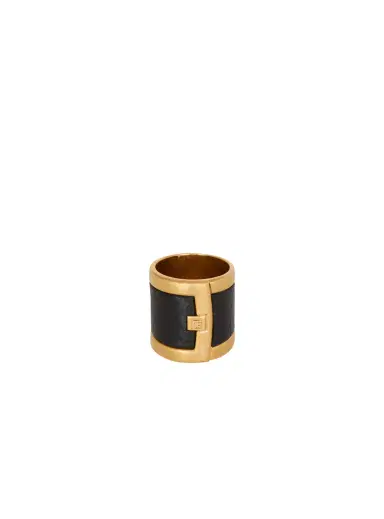 Balmain Anthem ring in brass and resin | Thumbnail 1 Balmain Anthem ring in brass and resin | Thumbnail 1