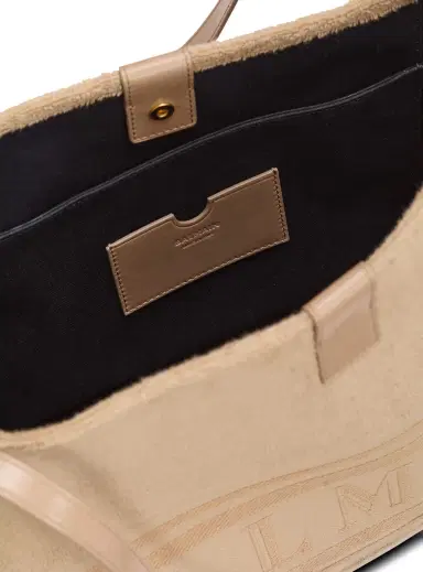 Balmain Medium Release tote bag in cotton bouclé | Thumbnail 7 Balmain Medium Release tote bag in cotton bouclé | Thumbnail 7