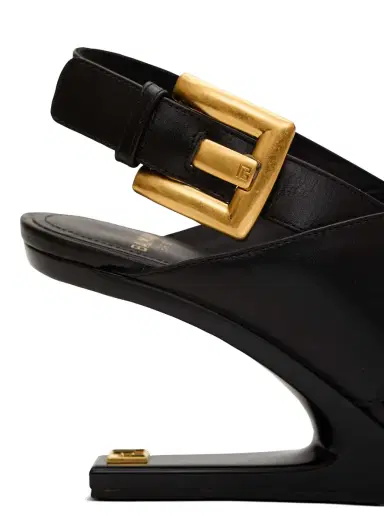 Balmain Anthem No Wedge smooth leather sandals | Thumbnail 5 Balmain Anthem No Wedge smooth leather sandals | Thumbnail 5