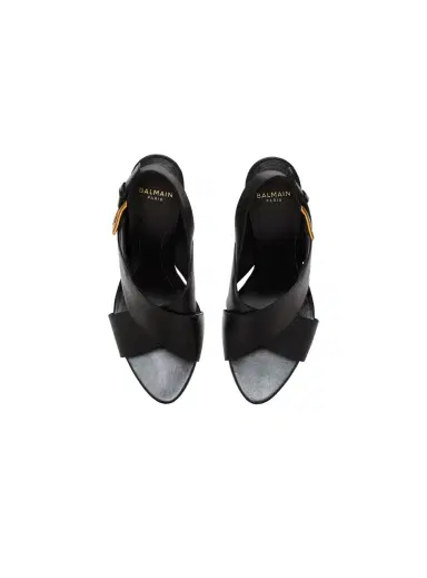 Balmain Anthem No Wedge smooth leather sandals | Thumbnail 6 Balmain Anthem No Wedge smooth leather sandals | Thumbnail 6