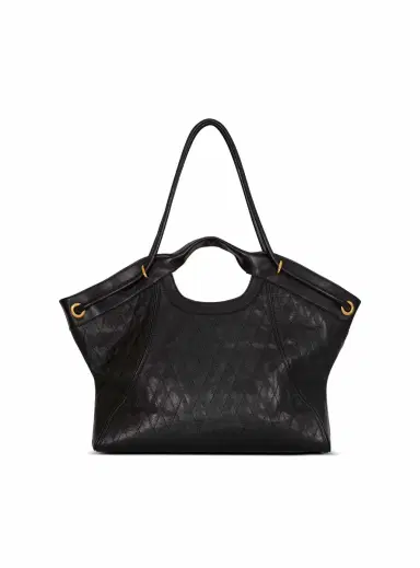 Balmain Large Tote in topstitched leather | Thumbnail 4 Balmain Large Tote in topstitched leather | Thumbnail 4