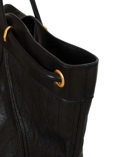 Balmain Large Tote in topstitched leather | Thumbnail 6 Balmain Large Tote in topstitched leather | Thumbnail 6