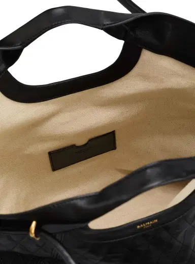 Balmain Large Tote in topstitched leather | Thumbnail 7 Balmain Large Tote in topstitched leather | Thumbnail 7
