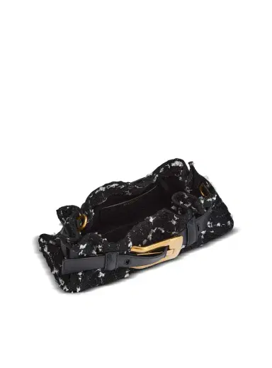 Balmain Mini Anthem bag in smooth leather and tweed | Thumbnail 7 Balmain Mini Anthem bag in smooth leather and tweed | Thumbnail 7