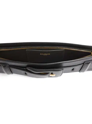 Balmain Anthem smooth leather clutch | Thumbnail 5 Balmain Anthem smooth leather clutch | Thumbnail 5