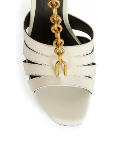 Balmain Sync platform sandals in smooth leather | Thumbnail 5 Balmain Sync platform sandals in smooth leather | Thumbnail 5