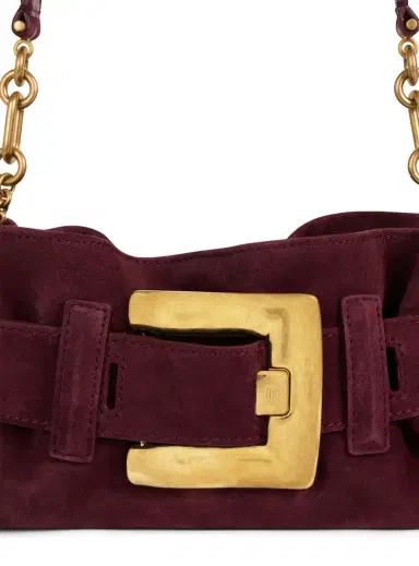 Balmain Anthem Mini suede leather bag | Thumbnail 6 Balmain Anthem Mini suede leather bag | Thumbnail 6