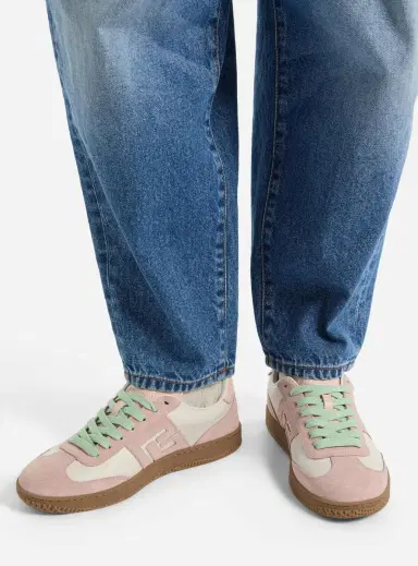 Balmain Swan sneakers in smooth leather and suede | Thumbnail 2 Balmain Swan sneakers in smooth leather and suede | Thumbnail 2