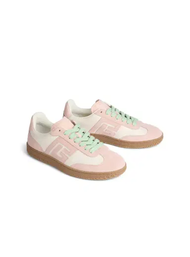 Balmain Swan sneakers in smooth leather and suede | Thumbnail 3 Balmain Swan sneakers in smooth leather and suede | Thumbnail 3