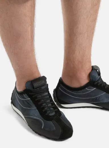 Balmain Racing Low sneakers in nylon and leather | Thumbnail 2 Balmain Racing Low sneakers in nylon and leather | Thumbnail 2