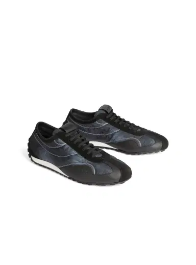 Balmain Racing Low sneakers in nylon and leather | Thumbnail 3 Balmain Racing Low sneakers in nylon and leather | Thumbnail 3
