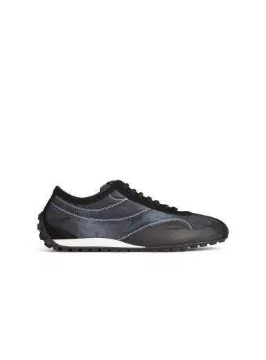 Balmain Racing Low sneakers in nylon and leather | Thumbnail 1 Balmain Racing Low sneakers in nylon and leather | Thumbnail 1