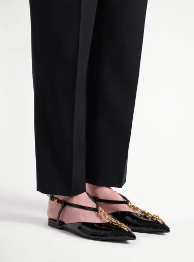 Balmain Sync chain sandals in patent leather | Thumbnail 2 Balmain Sync chain sandals in patent leather | Thumbnail 2