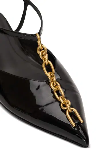 Balmain Sync chain sandals in patent leather | Thumbnail 5 Balmain Sync chain sandals in patent leather | Thumbnail 5