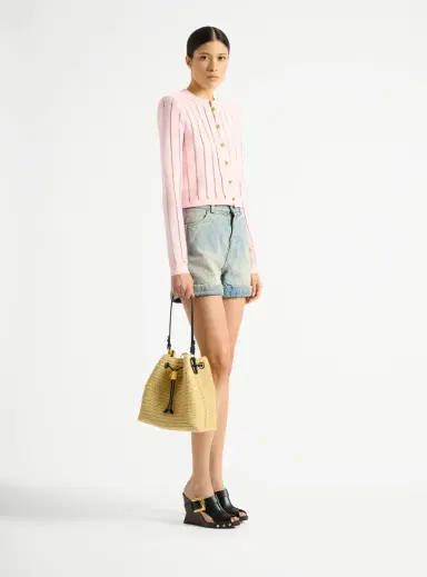 Balmain Pulse crochet and leather backpack | Thumbnail 2 Balmain Pulse crochet and leather backpack | Thumbnail 2